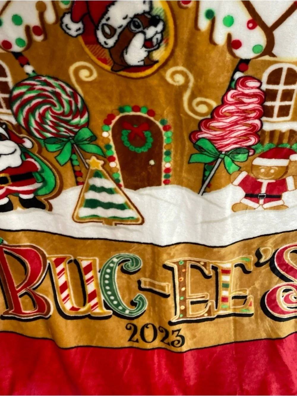 Bucees 2023 Christmas Blanket Throw 50x70 It’s Beginning To Look A Lot Like